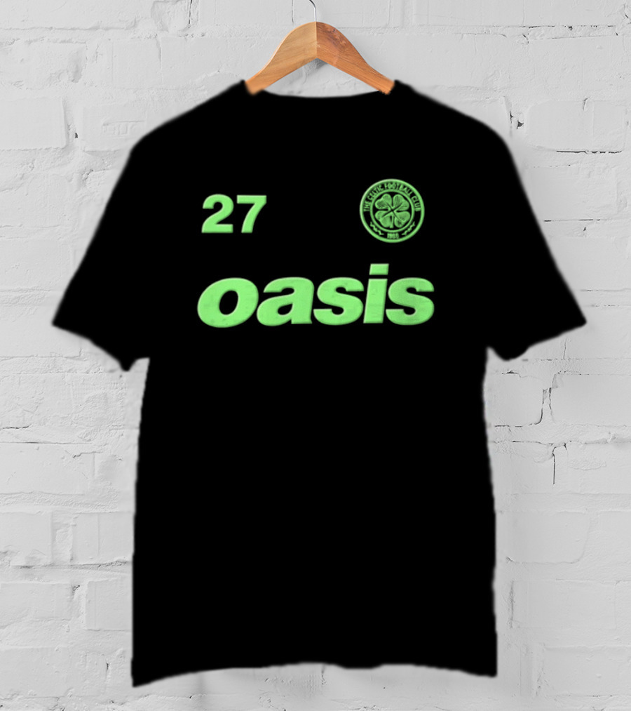 27 Glow In The Dark Celtic FC Oasis T-Shirt