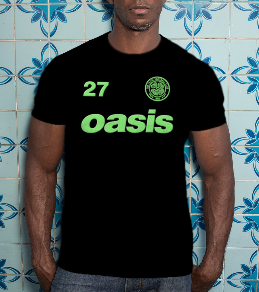 27 Glow In The Dark Celtic FC Oasis T-Shirt