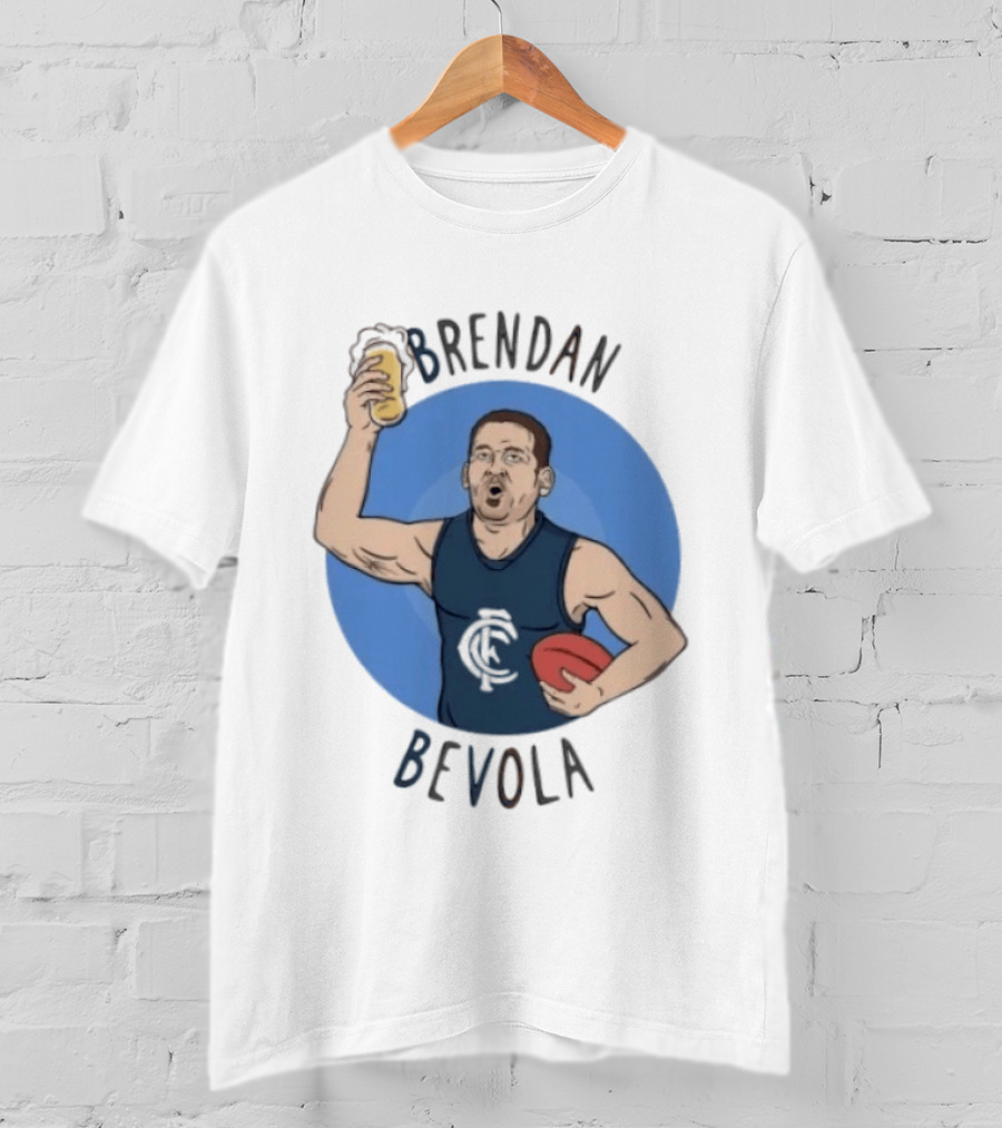 Brendan Bevola Carlton Football Club Beer Cheers T-Shirt