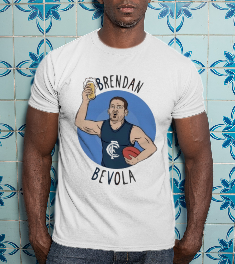 Brendan Bevola Carlton Football Club Beer Cheers T-Shirt