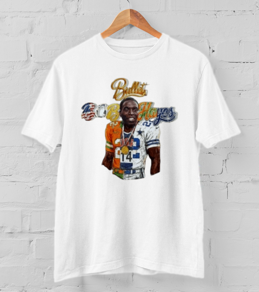 Bullet Bob Hayes Dallas Cowboys 22 Career Legacy T-Shirt
