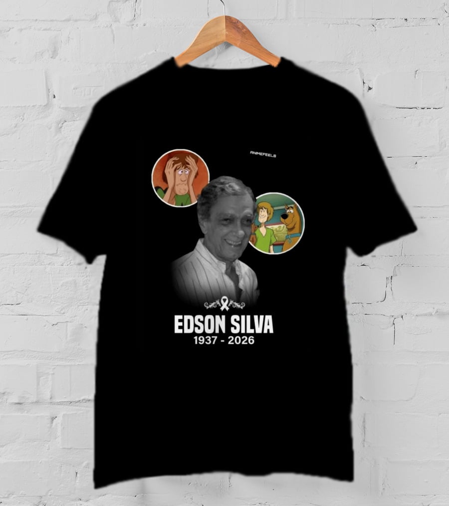 Edson Silva 1937 2026 Shaggy And Scooby Doo Tribute Animefeels T-Shirt