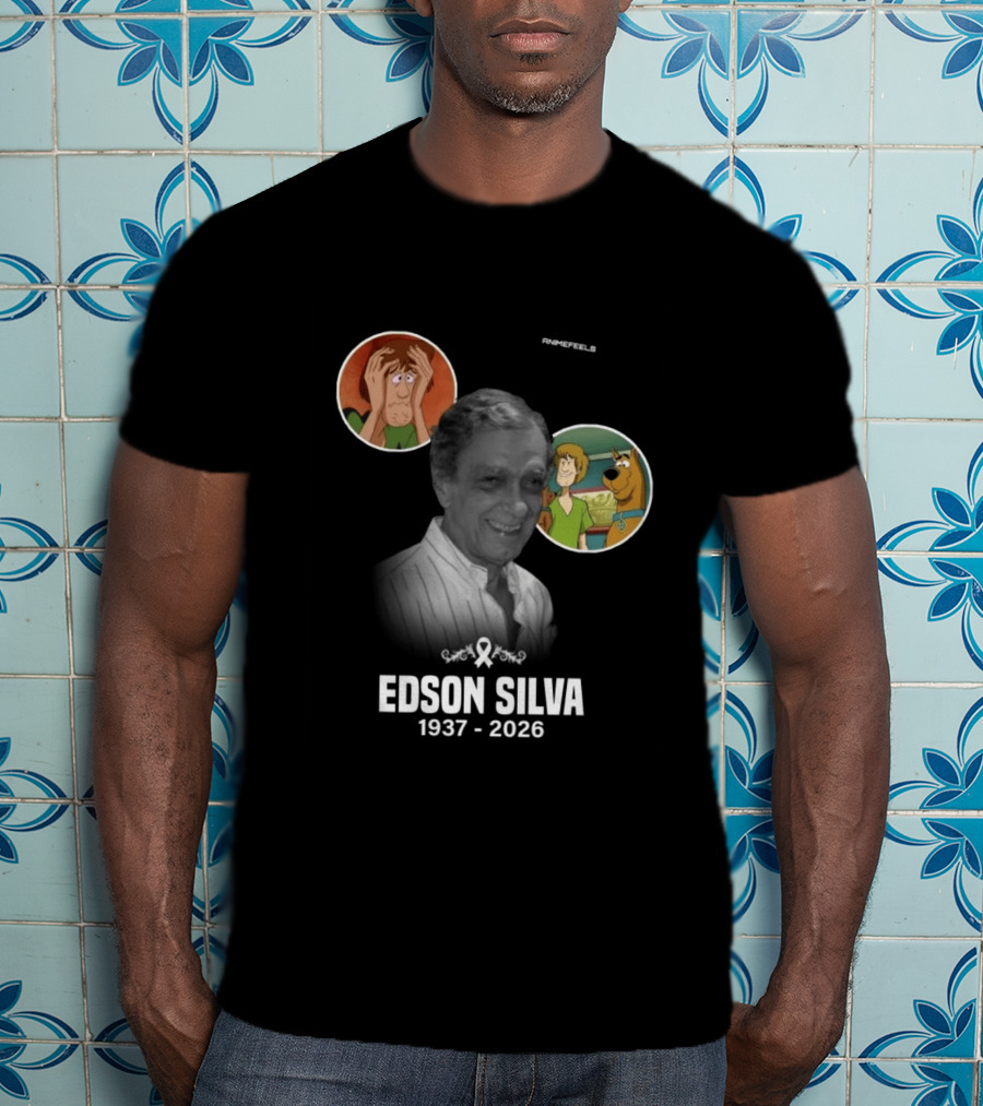 Edson Silva 1937 2026 Shaggy And Scooby Doo Tribute Animefeels T-Shirt