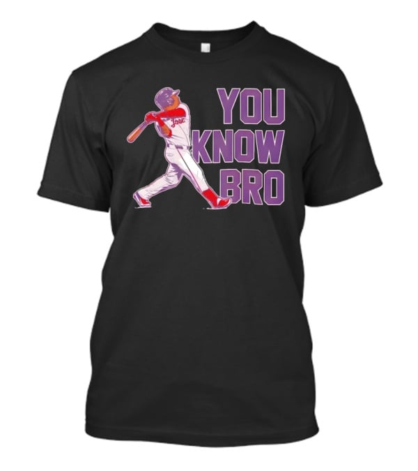 Jose Ramirez You Know Bro Cleveland Guardians Baseball Player T-Shirt