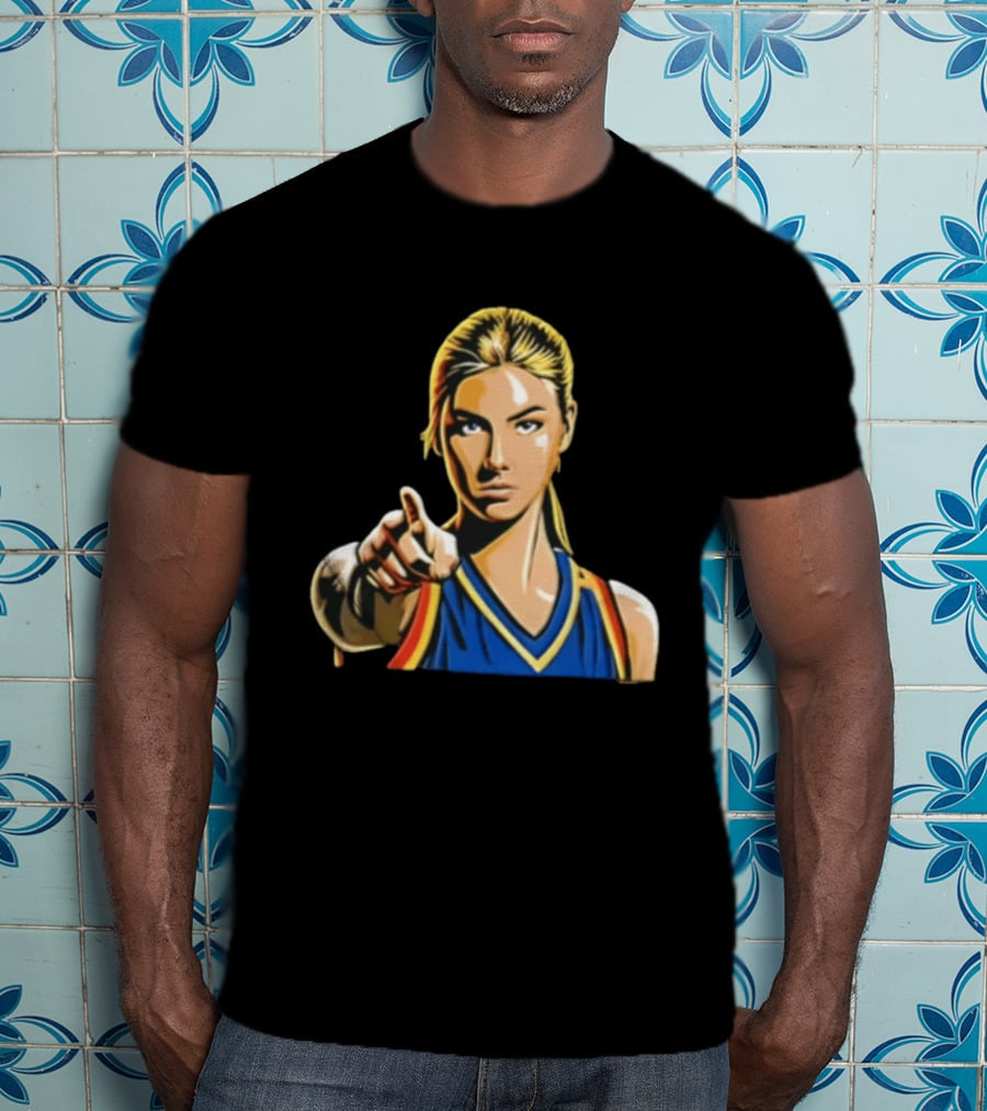 Kate Upton Blonde Woman Pointing Finger T-Shirt