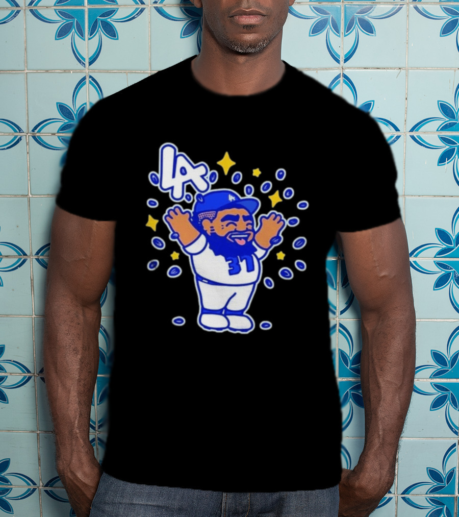 LA Dodgers 37 Chunkytani Mr Seeds Cartoon Shohei Ohtani T-Shirt