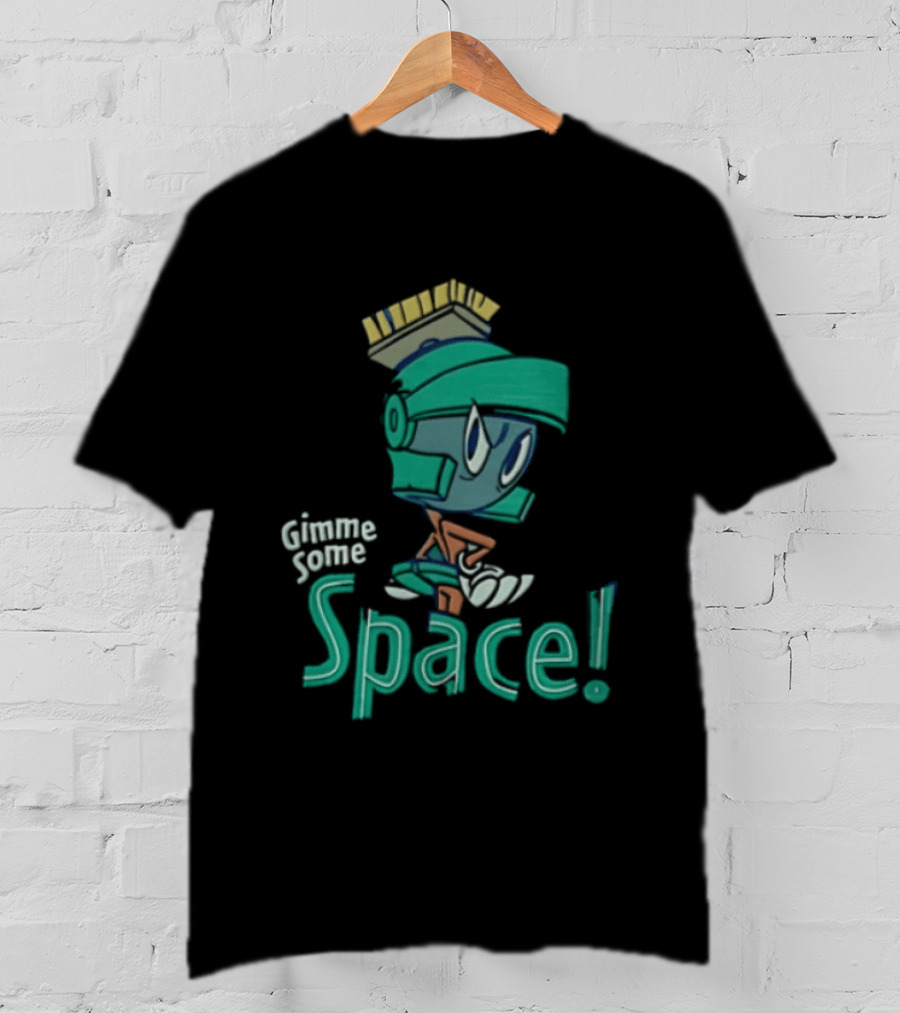 Looney Tunes Gimme Some Space Marvin The Martian Helmet T-Shirt