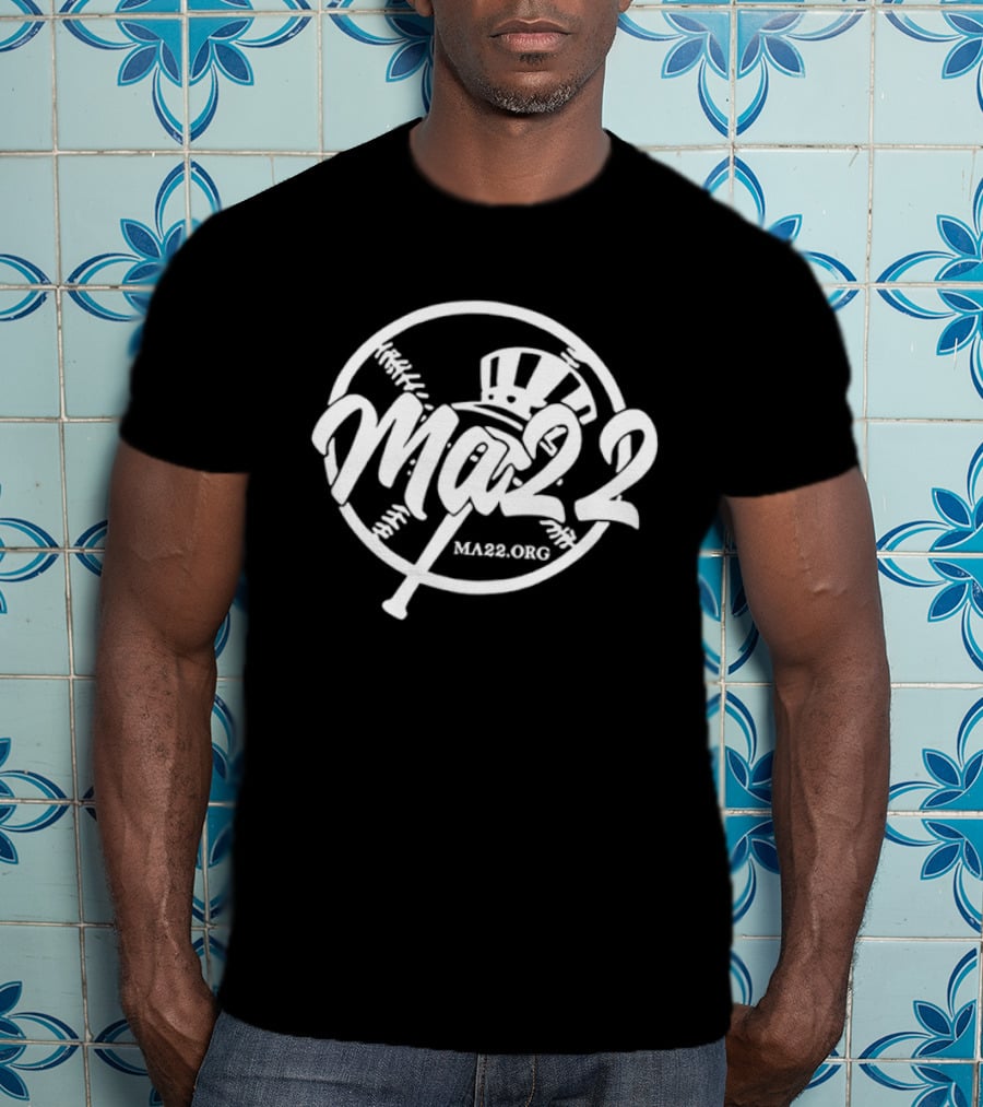 Ma22 Foundation Baseball New York Yankees Charity Sports Ma22.org T-Shirt