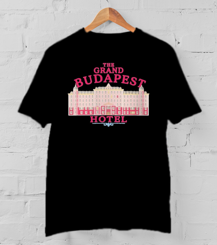 The Grand Budapest Hotel Wes Anderson Iconic Movie Architecture T-Shirt