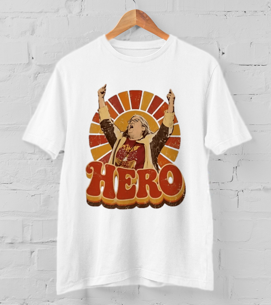 Hero Carol Danvers Captain Marvel Vintage Retro Sunburst T-Shirt