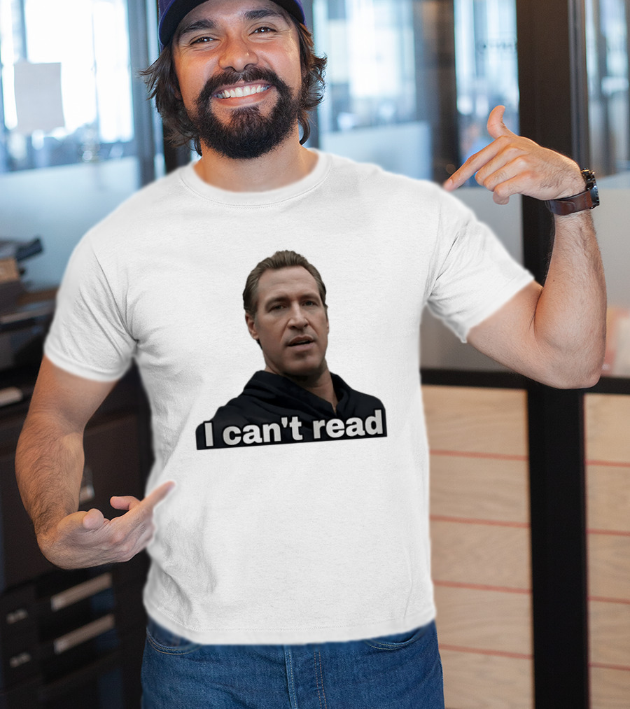 I Can't Read Meme Internet Culture T-Shirt