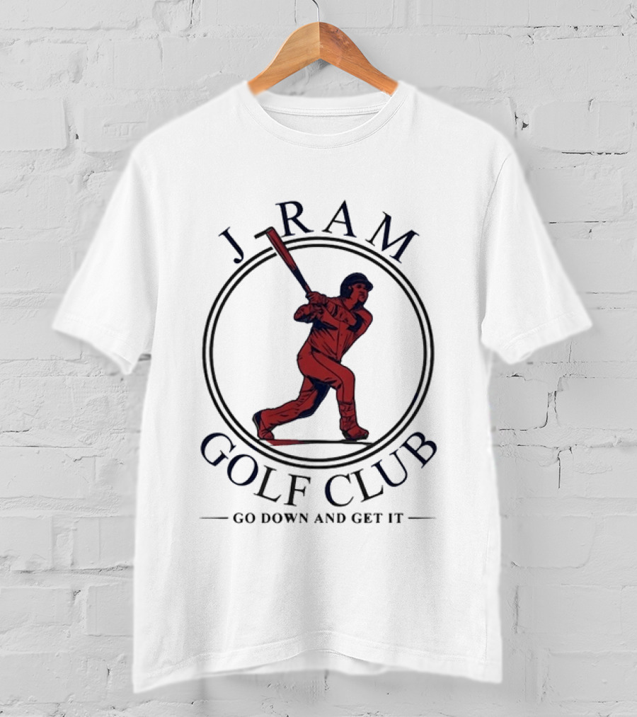 J Ram Golf Club Go Down And Get It Cleveland Guardians Jose Ramirez Number 11 T-Shirt