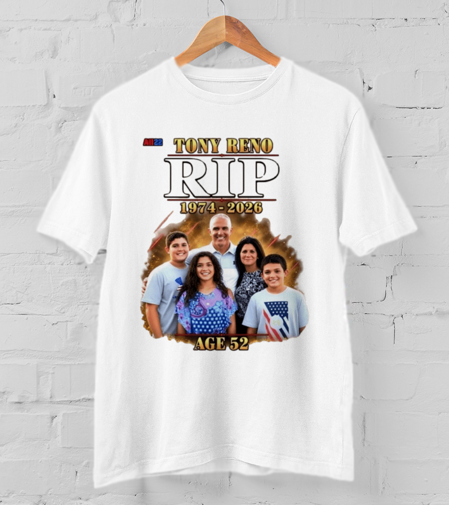 Yale Football Announces Passing Of Tony Reno At Age 52 1974 2026 T-Shirt