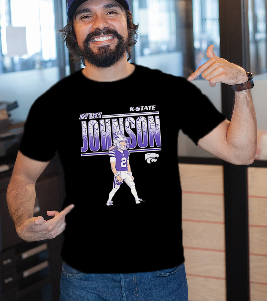 Avery Johnson K State Wildcats Number 2 Football Player T-Shirt