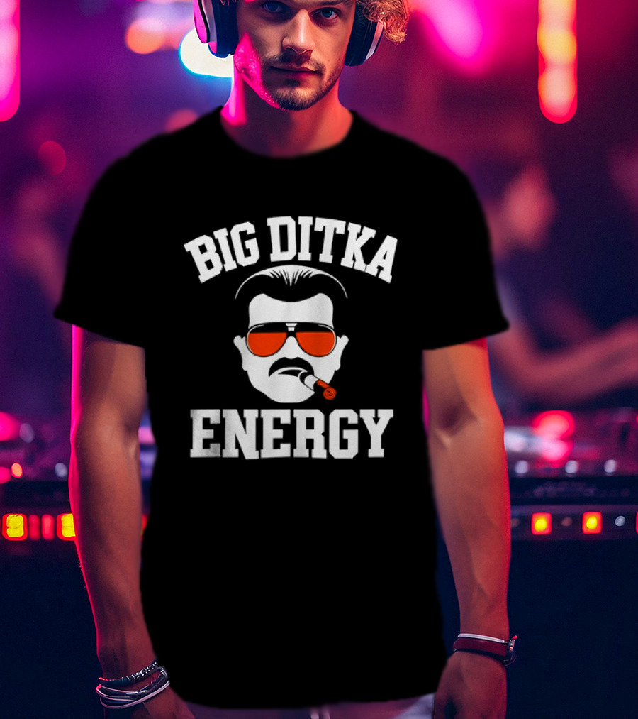 Big Ditka Energy Chicago Bears Football Coach T-Shirt