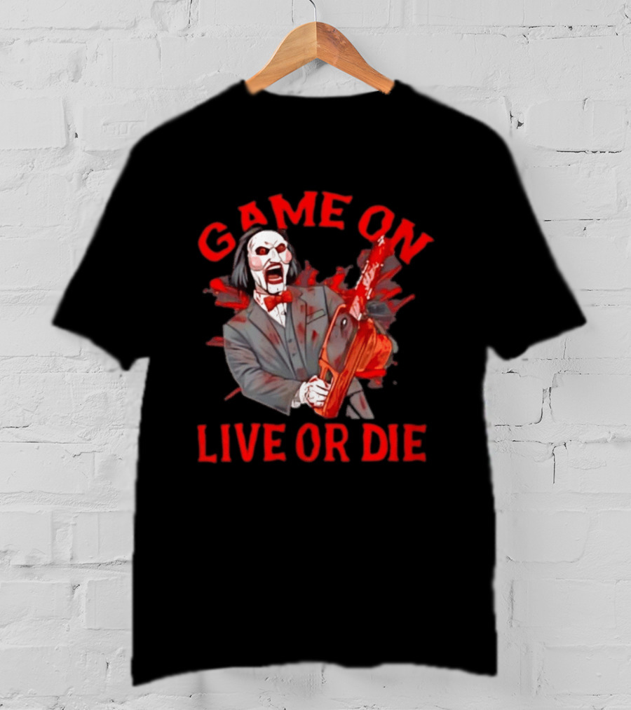 Billy The Puppet Game On Live Or Die Saw T-Shirt
