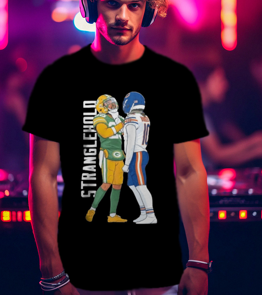 Luther Burden Keisean Nixon Stranglehold Packers Vs Bears Showdown T-Shirt