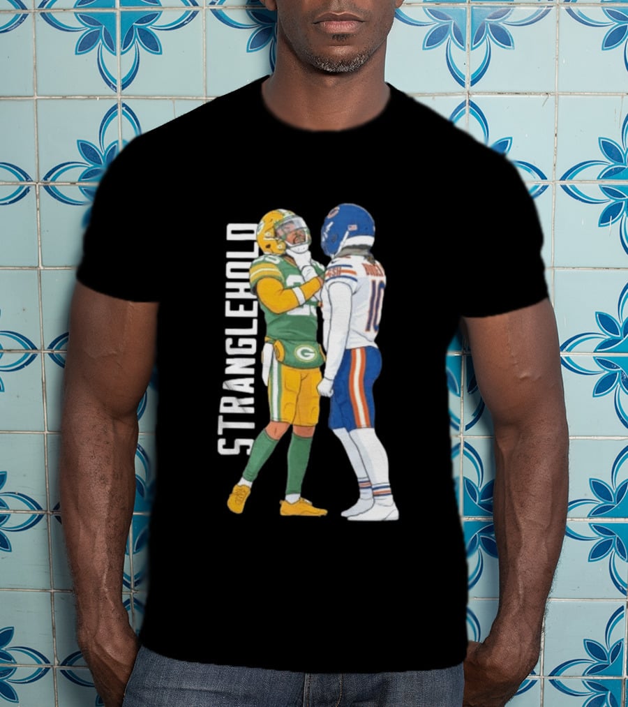 Luther Burden Keisean Nixon Stranglehold Packers Vs Bears Showdown T-Shirt