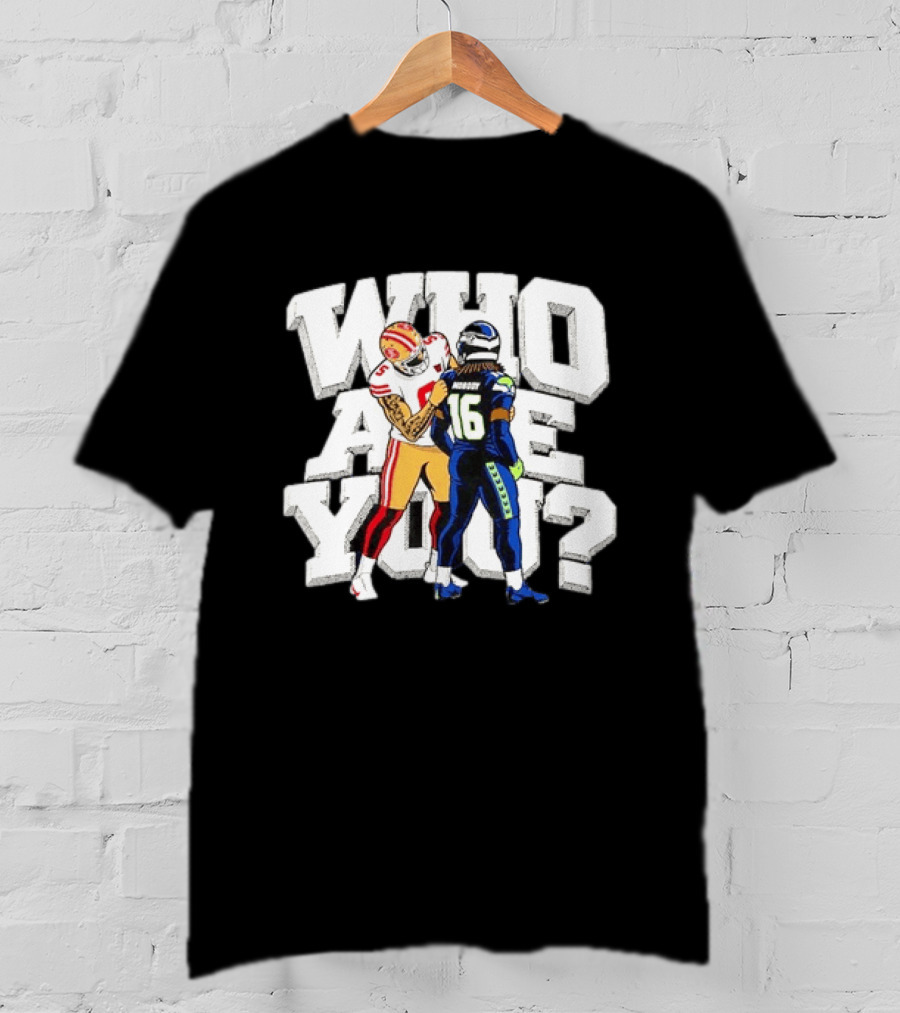Who Are You Mike Evans Checked Stefon Diggs NFL Showdown T-Shirt