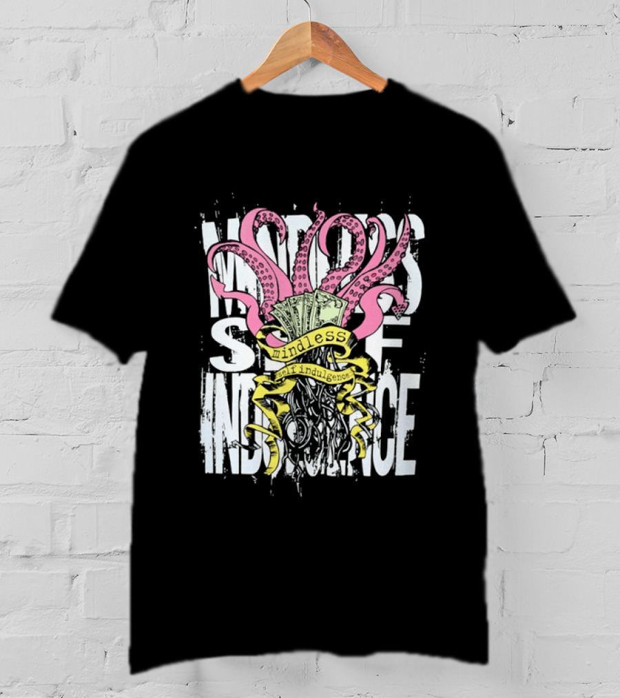 Mindless Self Indulgence Octopus Cash Tentacles T-Shirt