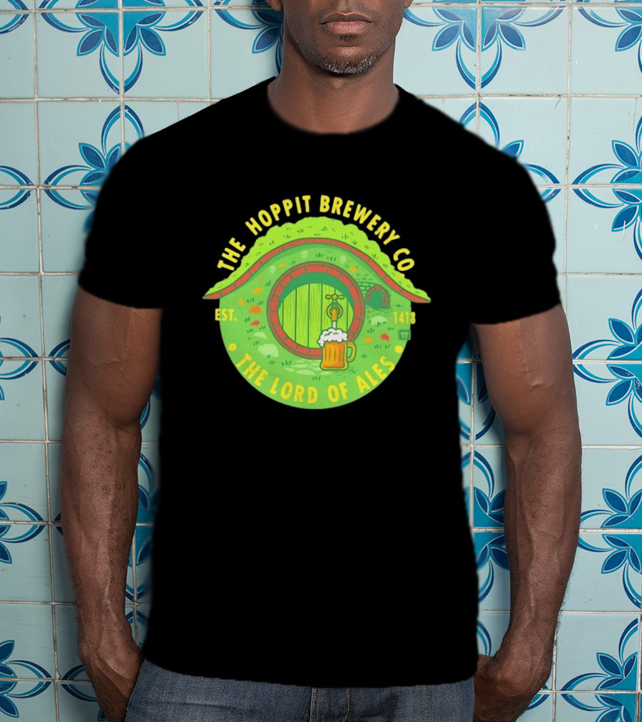 The Hoppit Brewery Co The Lord Of Ales Est 1418 T-Shirt