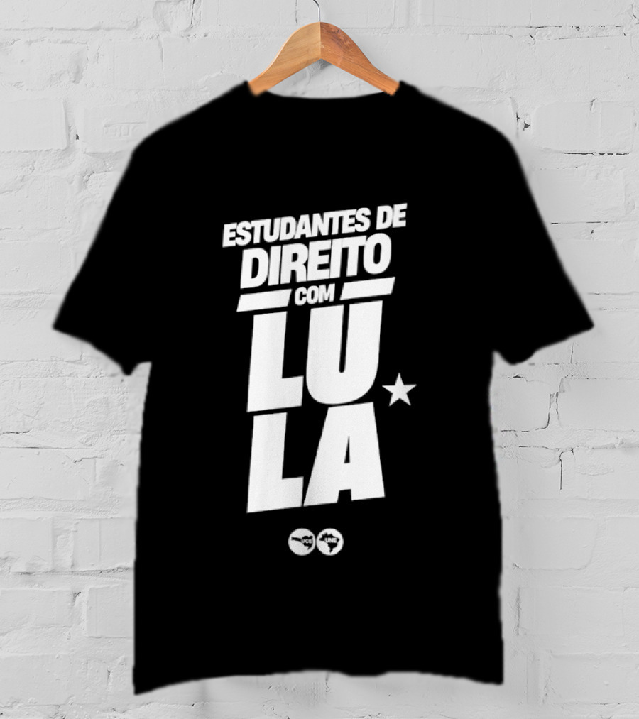 Estudantes De Direito Com Lula Brasil Política Estrela T-Shirt