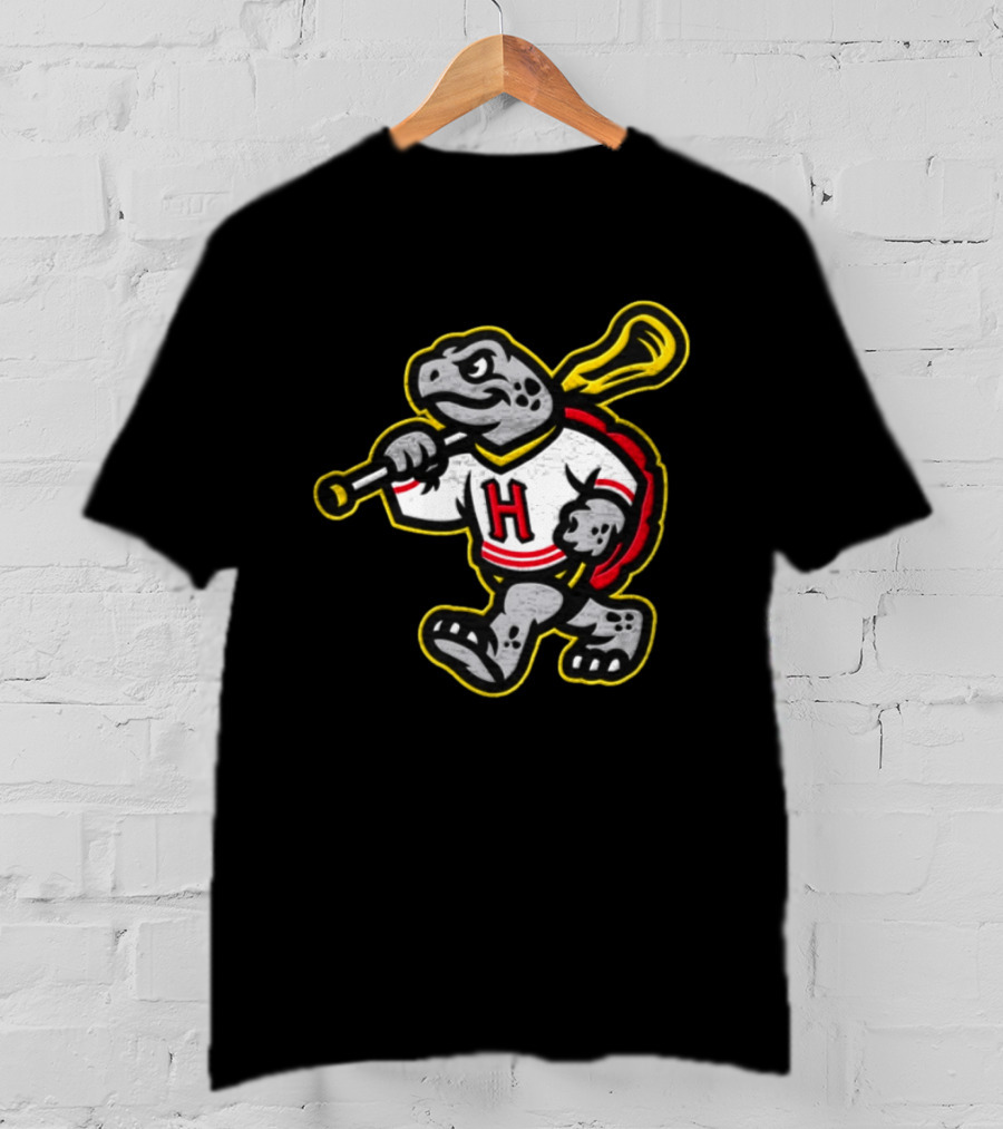 University Of Maryland NCAA Grey Terrapin Mascot Holding Bat T-Shirt