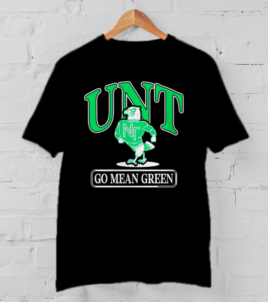 UNT Go Mean Green Eagle University Of North Texas T-Shirt