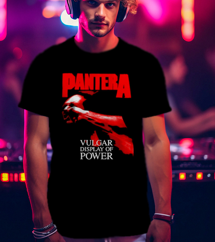 Pantera Vulgar Display Of Power Heavy Metal Album T-Shirt