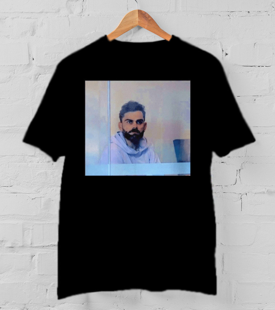 Virat Kohli Reflective Mood Cricket T-Shirt