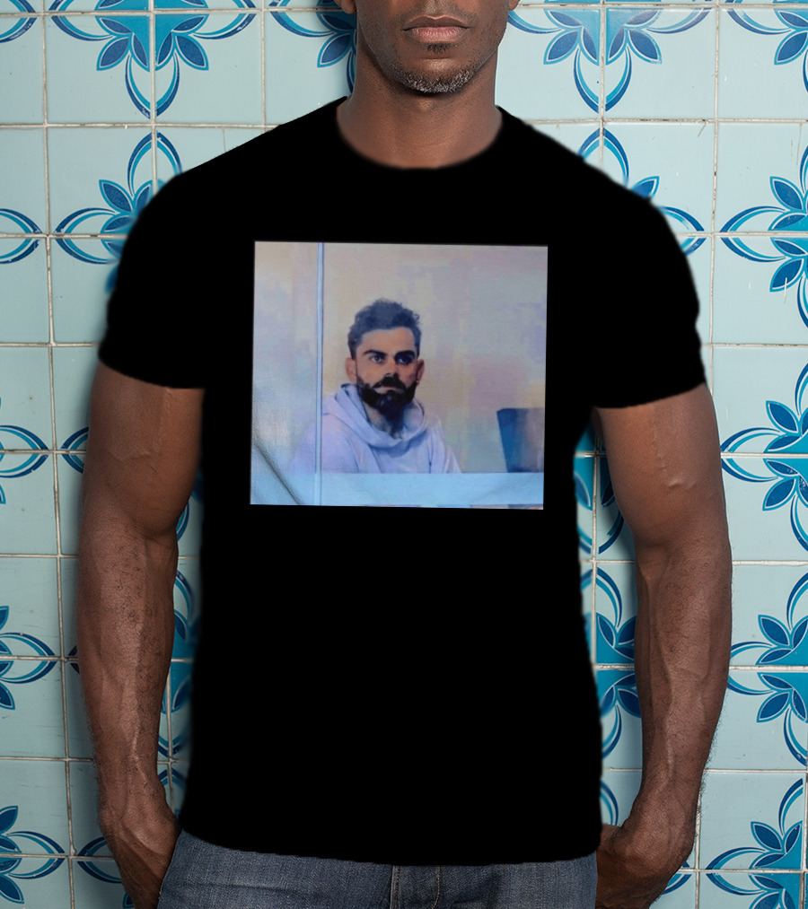 Virat Kohli Reflective Mood Cricket T-Shirt