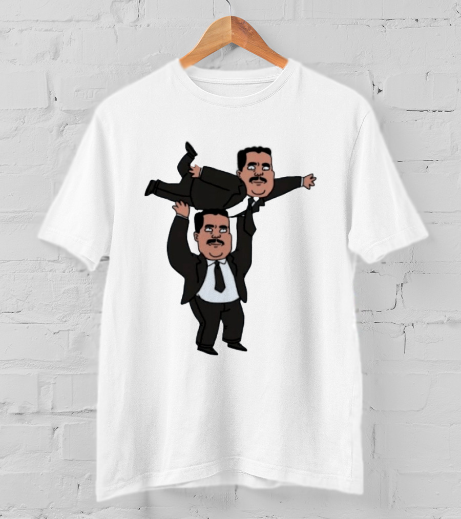 Guillermo Rodriguez Cartoon Lifting Himself Jimmy Kimmel Live T-Shirt
