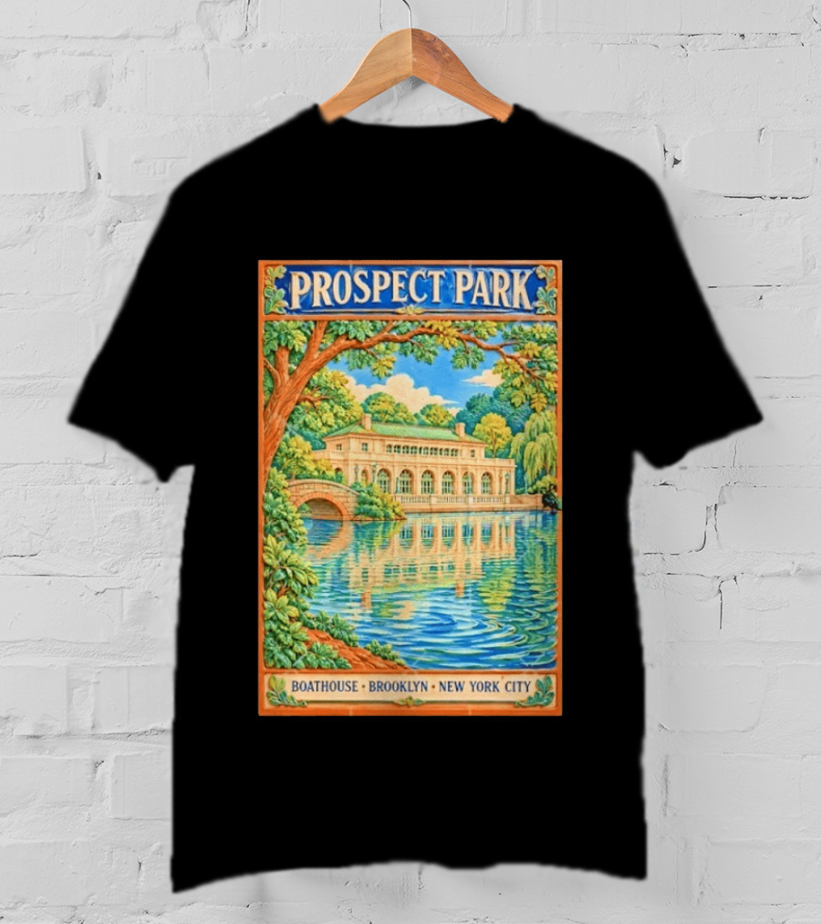 Prospect Park Boathouse Brooklyn New York City T-Shirt