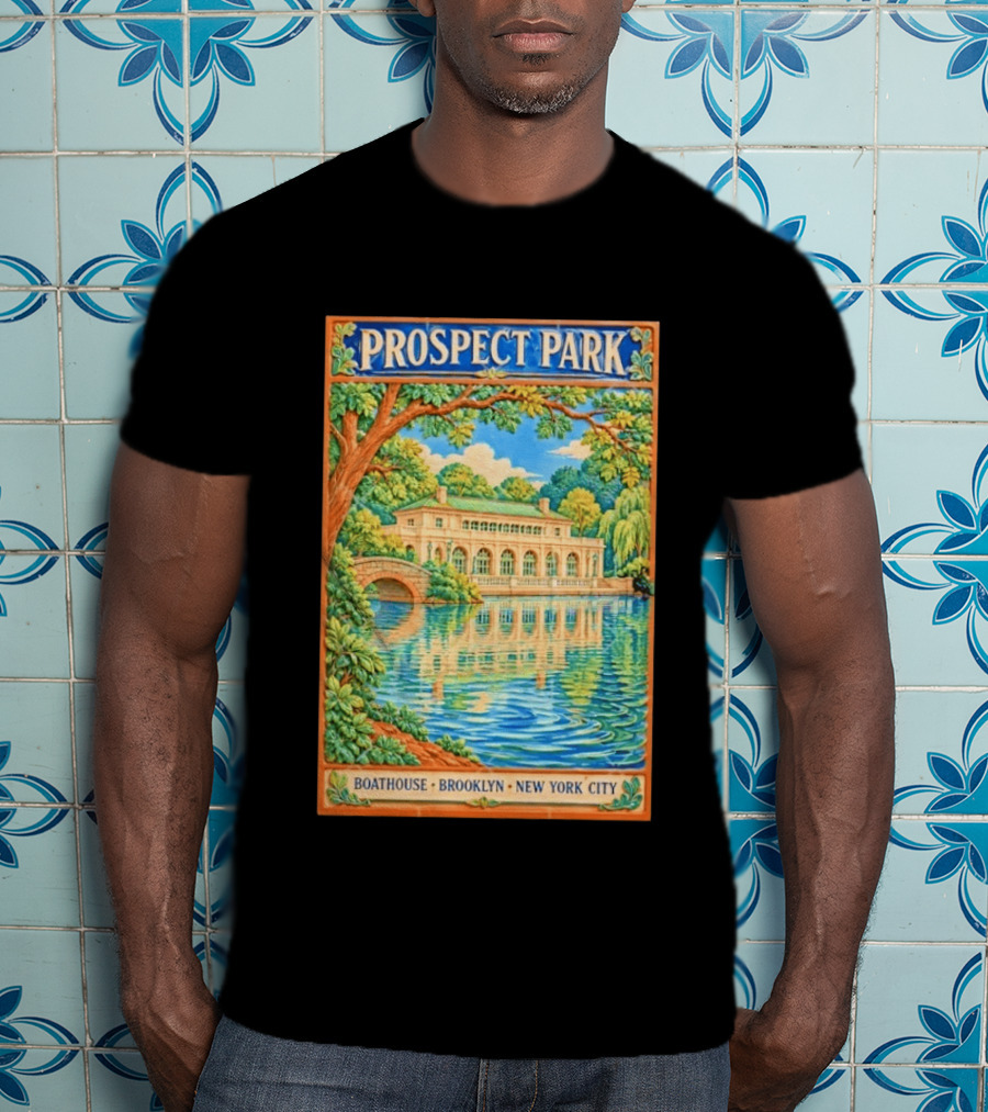 Prospect Park Boathouse Brooklyn New York City T-Shirt