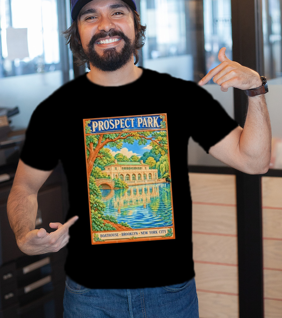 Prospect Park Boathouse Brooklyn New York City T-Shirt