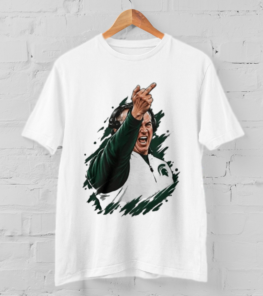 Spartans Middle Finger Coach Gesture T-Shirt