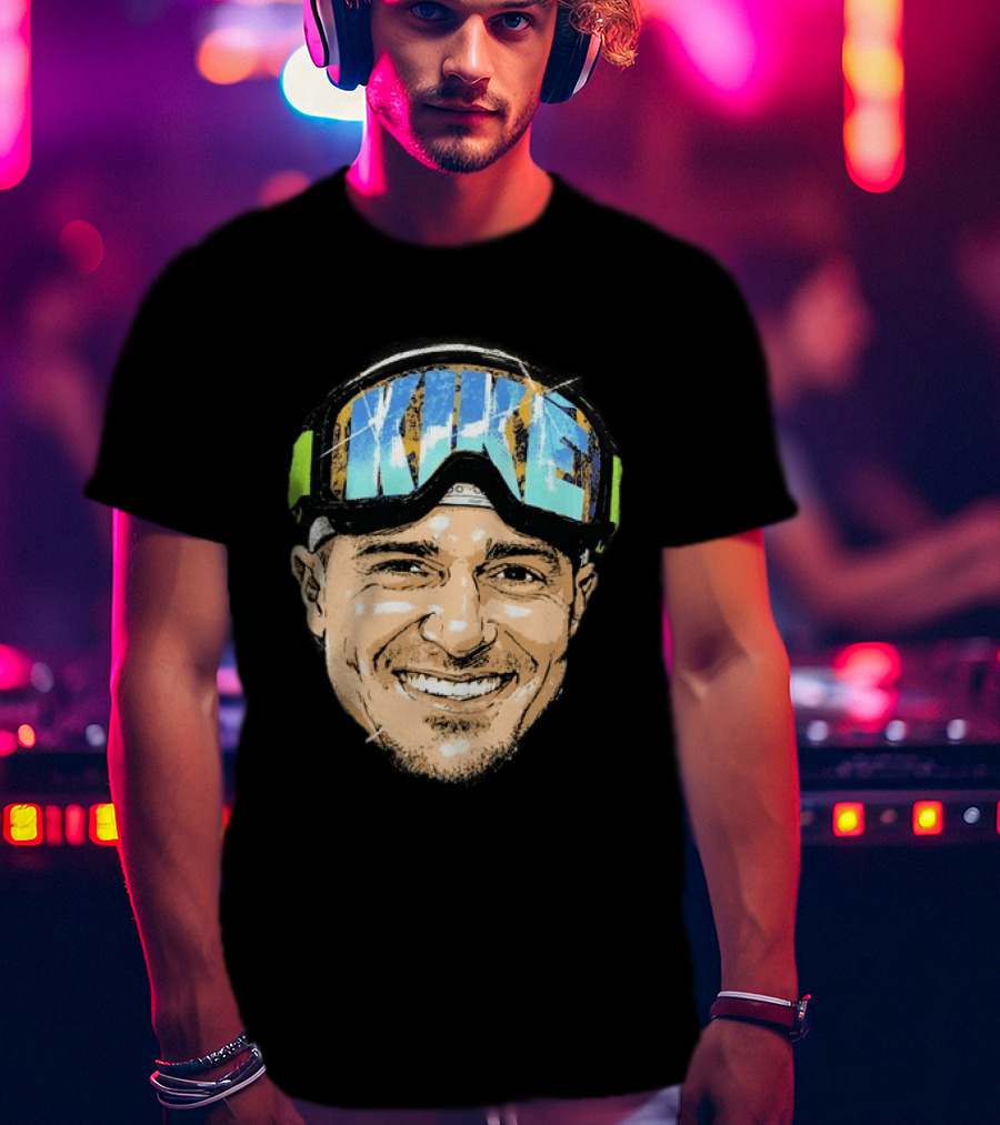 Kike Hernandez Dodgers Number 8 Face Goggles T-Shirt