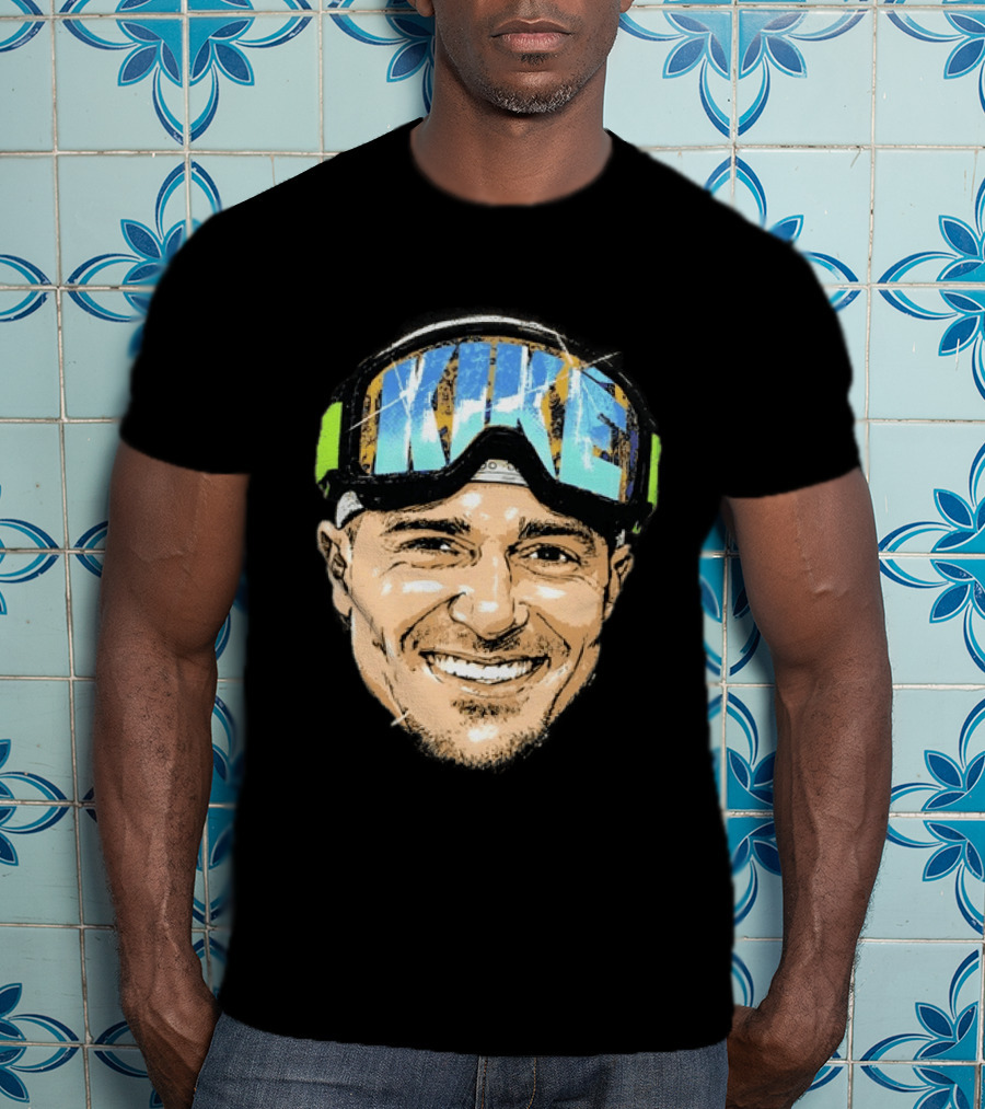 Kike Hernandez Dodgers Number 8 Face Goggles T-Shirt