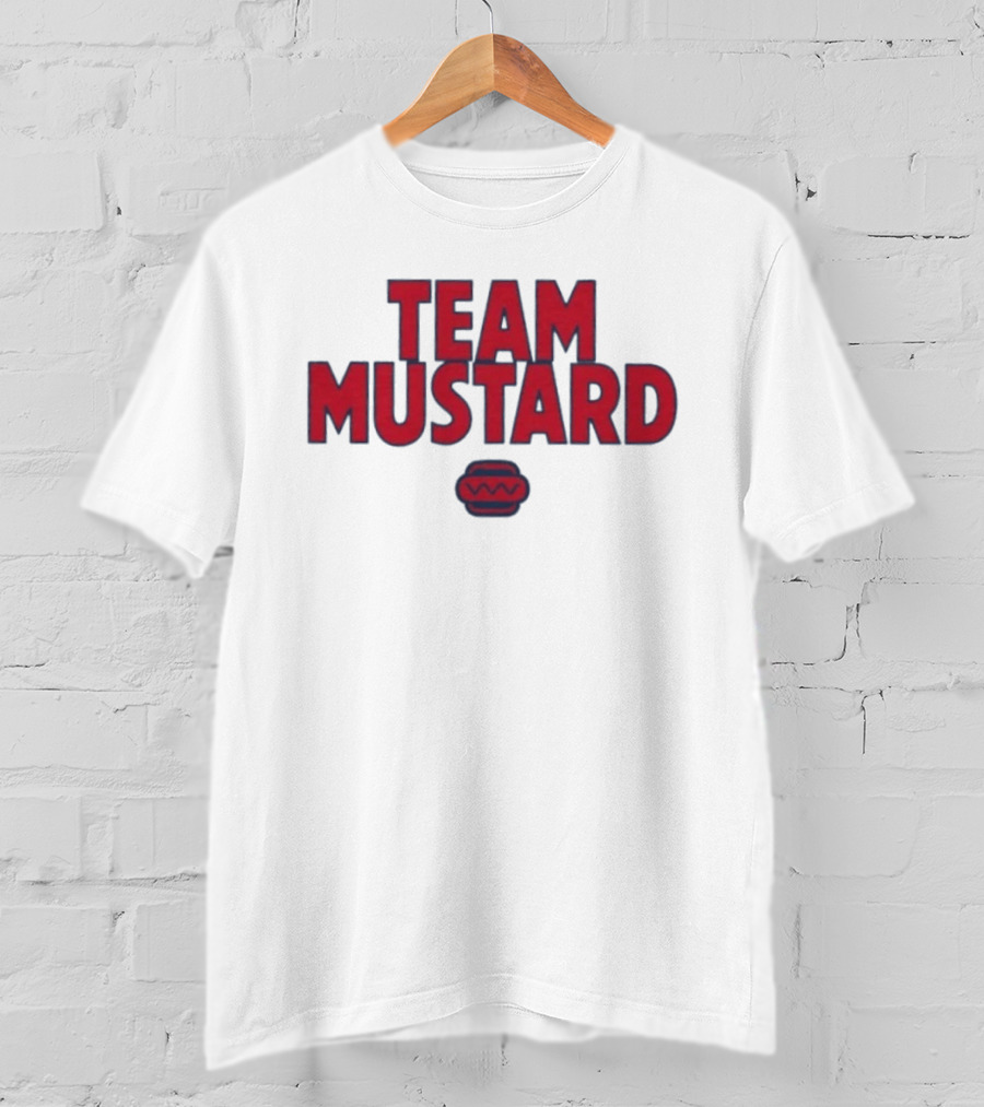 Team Mustard Hot Dog Condiment Food Lovers T-Shirt