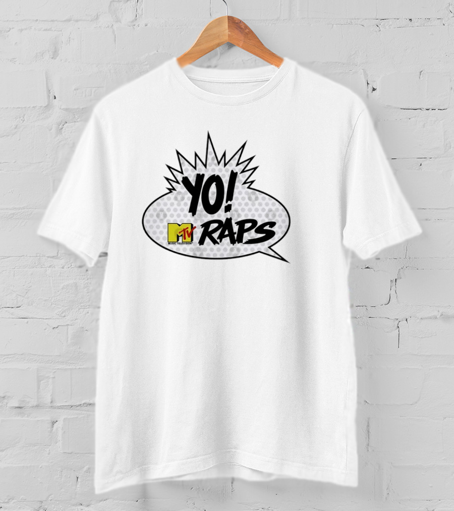 Yo MTV Raps Music Television Hip Hop T-Shirt