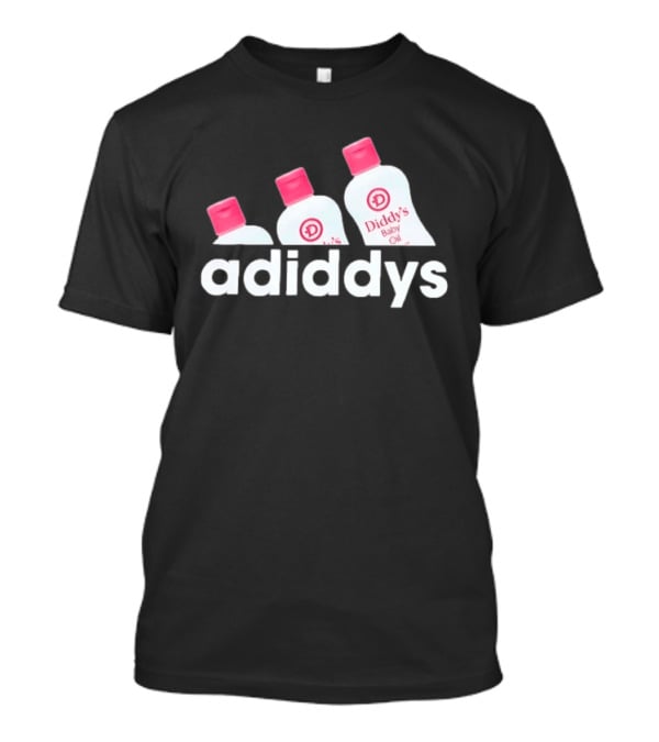 Adiddys Diddy's Baby Oil Meme Bottles T-Shirt
