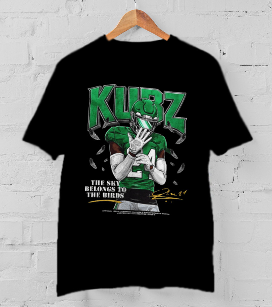 Kubz The SKY Belongs To The Birds Philadelphia Eagles 2026 T-Shirt
