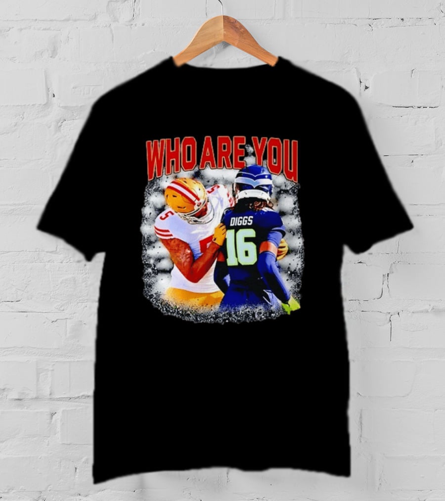 Quandre Diggs Who Are You Seattle Seahawks Football NFL Matchup T-Shirt
