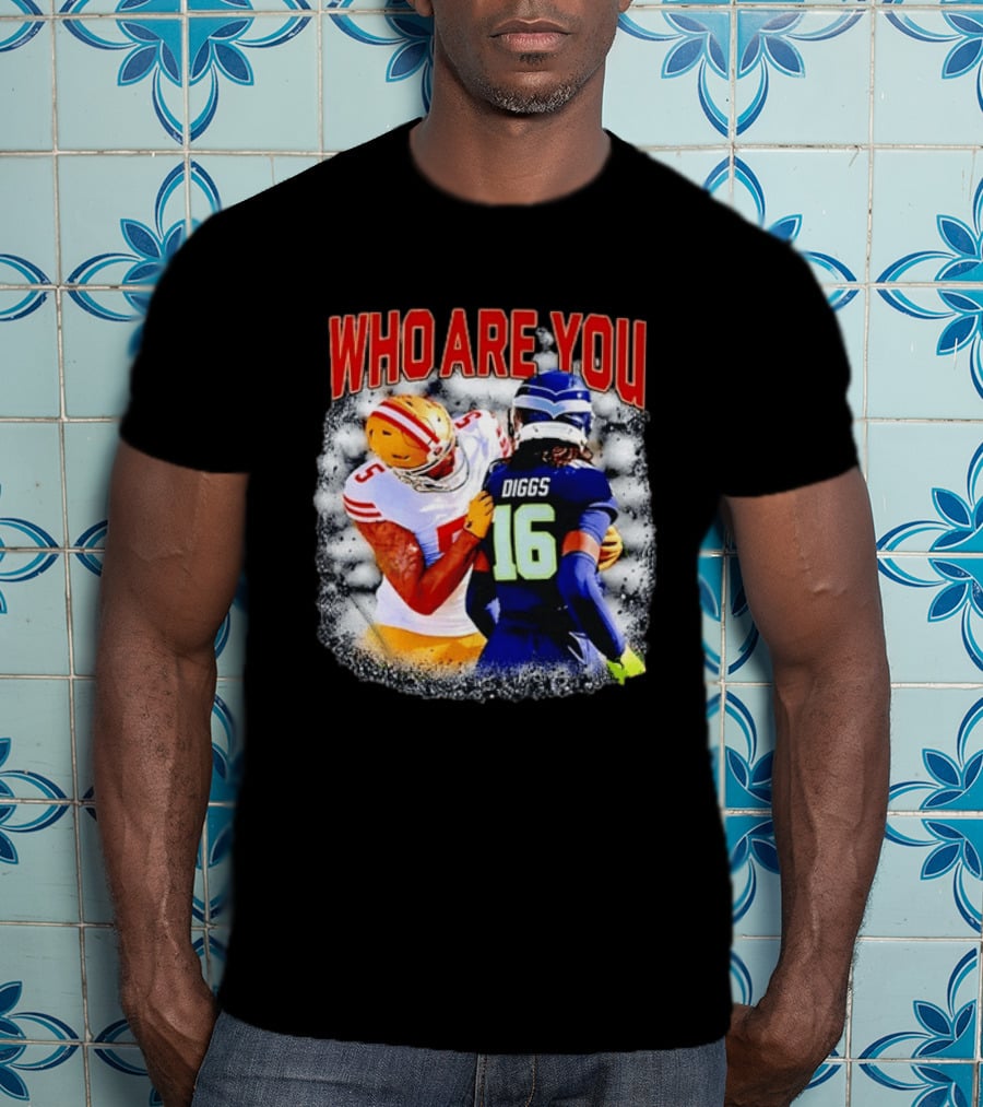 Quandre Diggs Who Are You Seattle Seahawks Football NFL Matchup T-Shirt