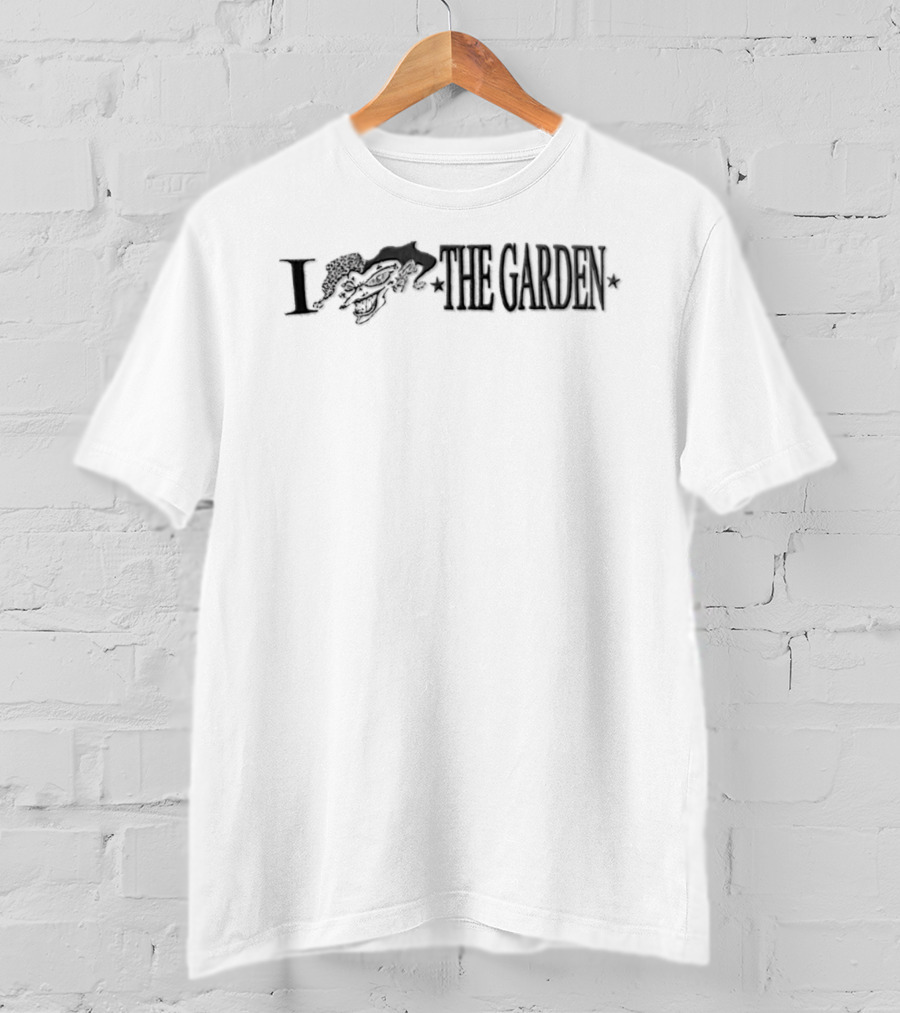 I Love The Garden Skull Face T-Shirt