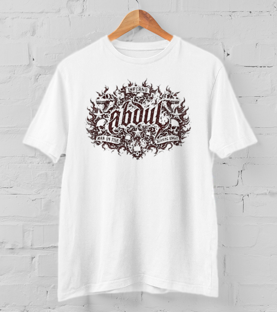 Inferno Park Man On Fire Abduzeedo T-Shirt