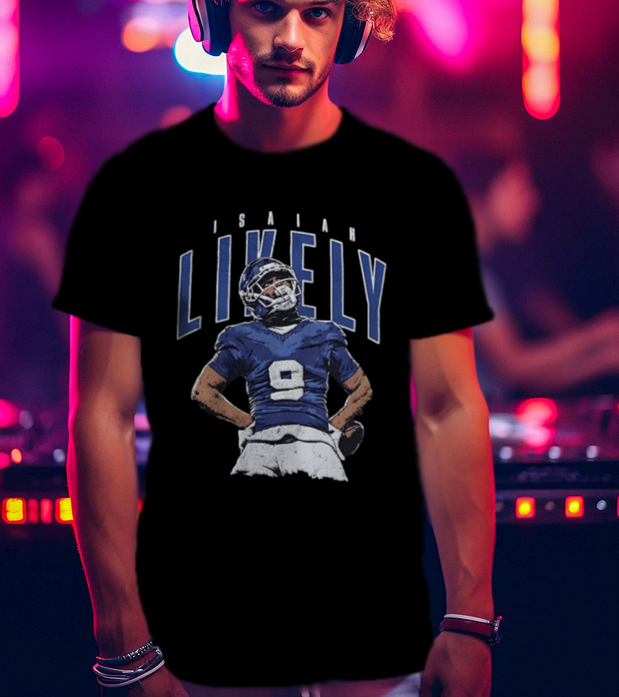 Isaiah Likely Coastal Carolina Football Number 9 Hands On Hips T-Shirt