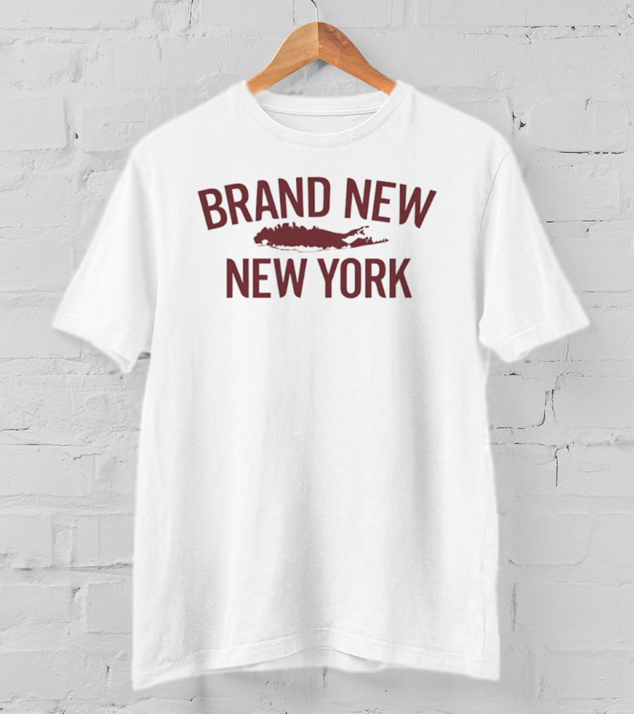Brand New New York Long Island Map NY Empire State T-Shirt