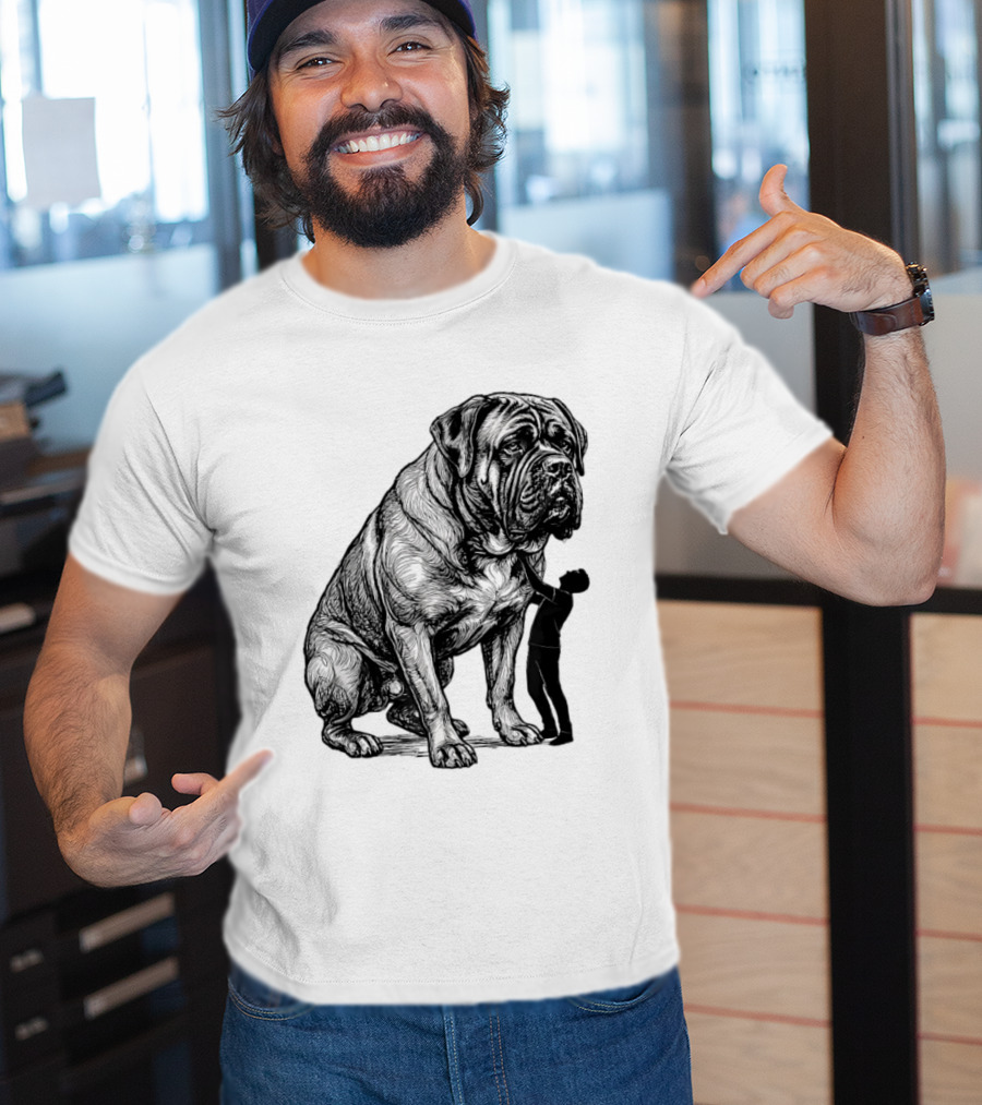Cane Corso 110 Pounds Leaning On Me Dog Lover T-Shirt