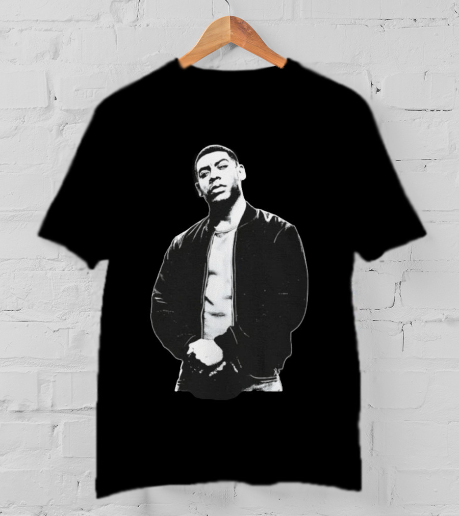 Joseph Sikora In Tommy Egan Power Bomber Jacket Outfit T-Shirt